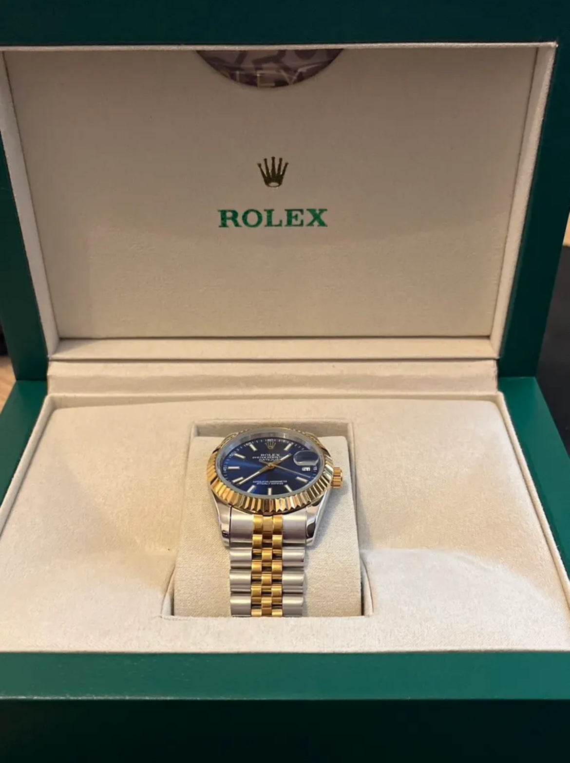 Rolex Datejust Blue Black Diamond Dial