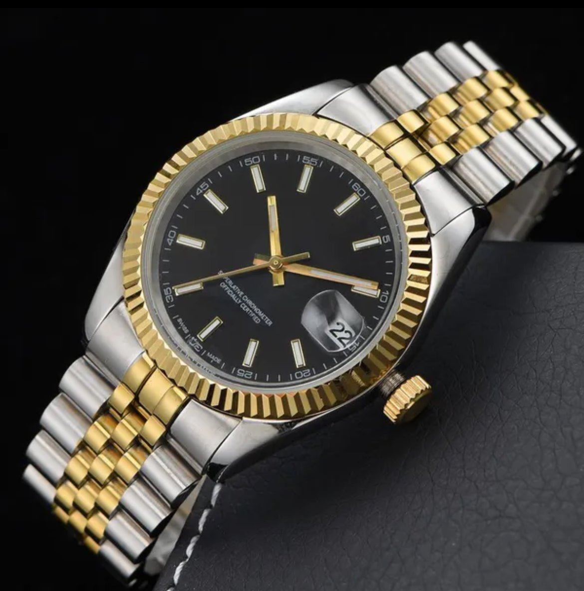 Rolex Datejust Blue Black Diamond Dial