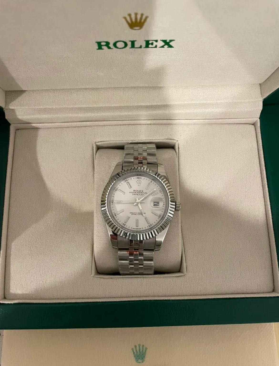 Rolex Datejust Oystersteel and White Gold